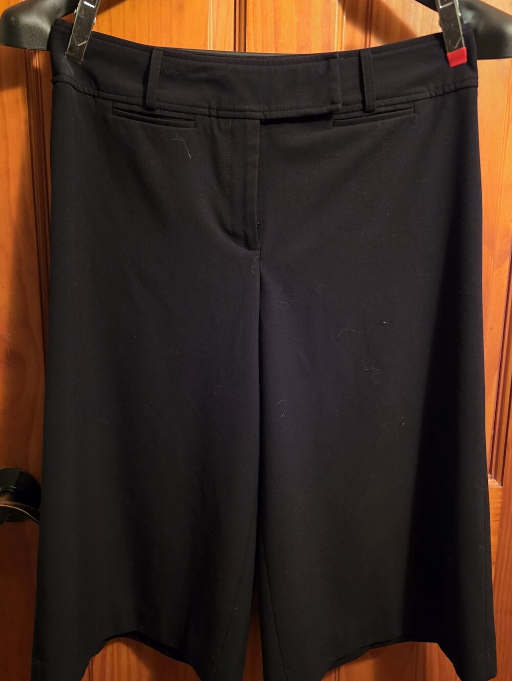 Apostrophe Stretch Coulotte Gouchos Pants Business Casual size 8 Black
